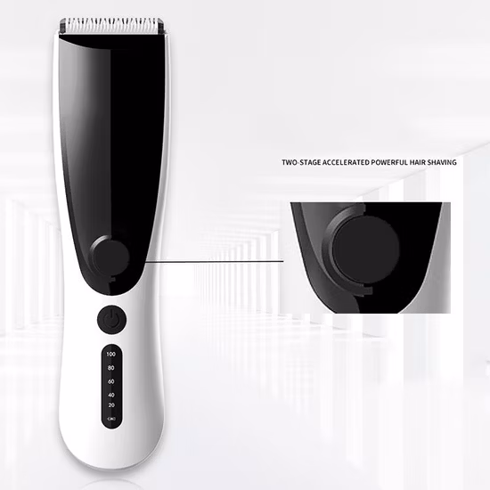 Cortadora de pelo eléctrica lavable para mascotas, cabezal de cuchilla extraíble, aseo