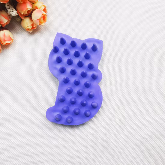 Pet Cleaning Supplies Soft Silicone Dog Bath Shampoo Cat Massage Brush Rubber Bristle Shower Grooming