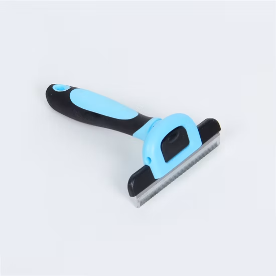 Wholesale Customized Pet Hair Removal Comb Dog Fur Dematting Trimmer Cat Deshedding Brush Grooming Tool